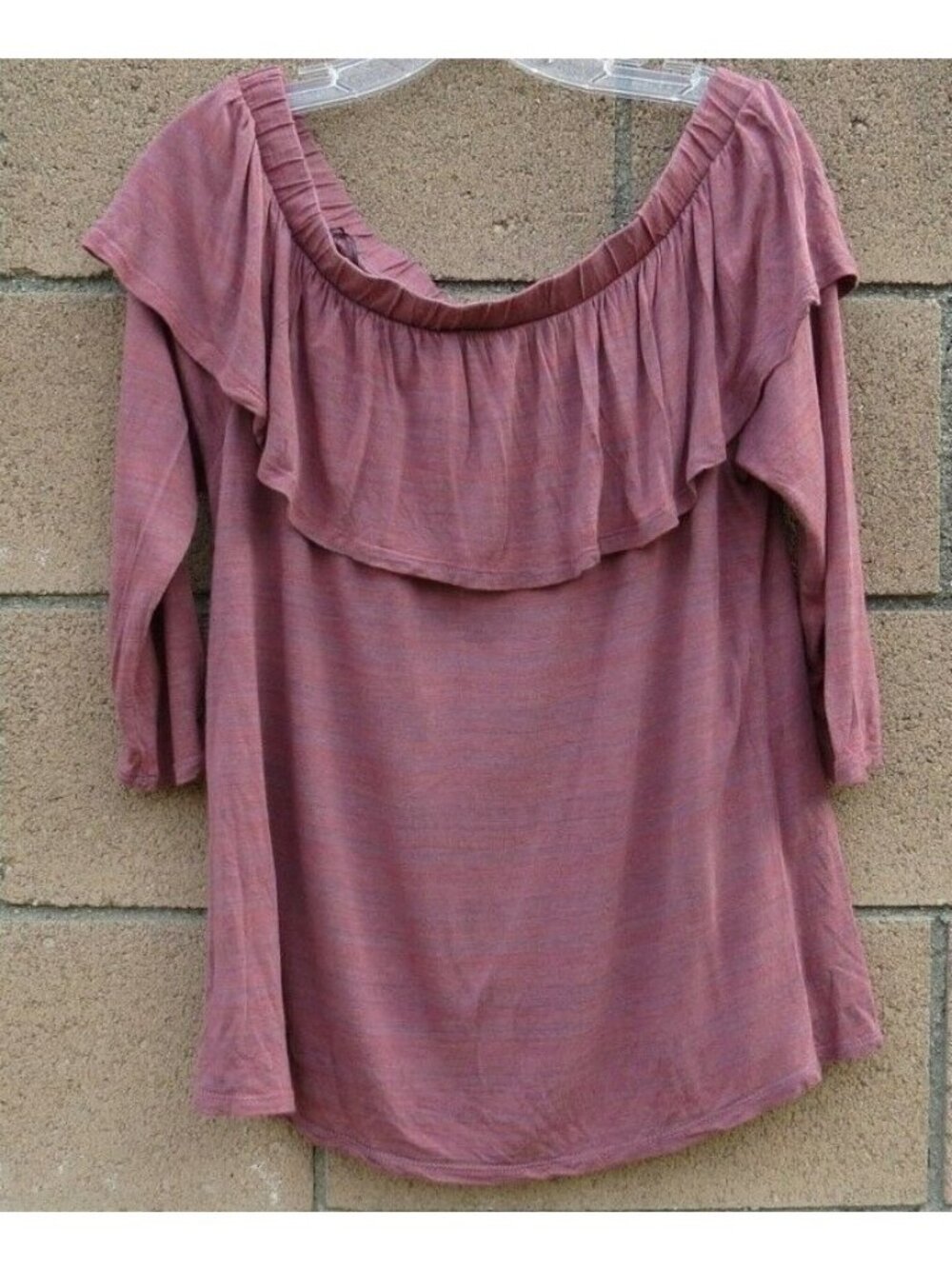 Boho Blouse Anthropologie Dolan Left Coast Collection Off Shoulder Ruffle Top L